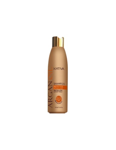 Kativa Champú Argan Oil 250ml - Hidratación y Protección Capilar