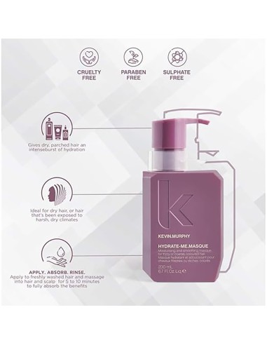 Kevin Murphy Hydrate-Me Masque 200ml - TuCabelloSano