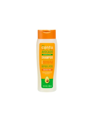 Cantu Champú Avocado Hydrating 400ml para Cabello Seco y Rizado