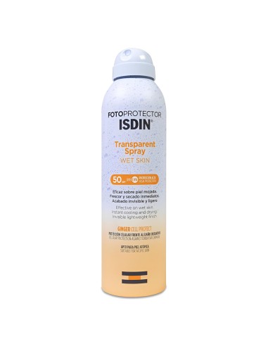 Isdin Fotoprotector wet skin transparent spray 50 + 250ml