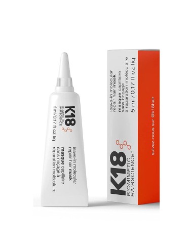 K18 Mascarilla Sin Aclarado Reparación Extrema Cabello 5 Ml