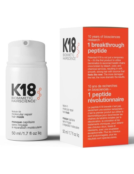 K18 Leave-In Repair Hair Mask 50ml - TuCabelloSano