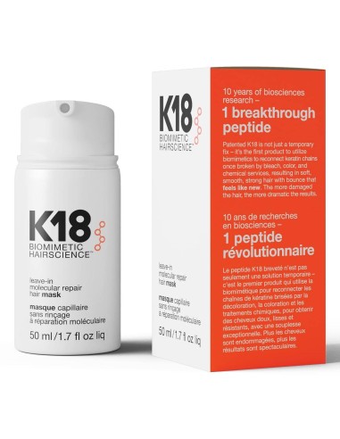 K18 Leave-In Repair Hair Mask 50ml - TuCabelloSano