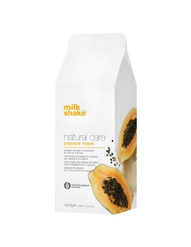 Milk Shake Natural Care Papaya Mask 12x15g - TuCabelloSano