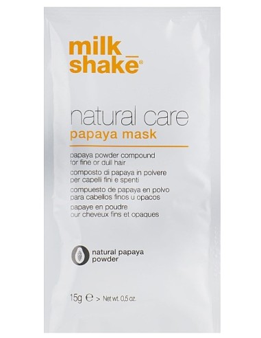 Milk Shake Natural Care Papaya Mask 12x15g - TuCabelloSano