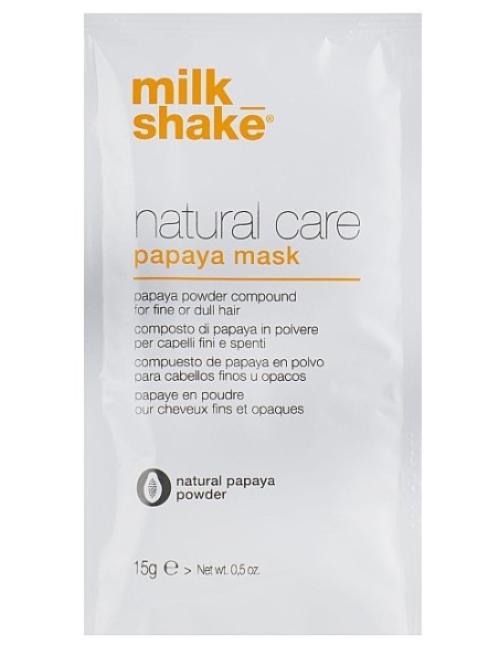 Milk Shake Natural Care Papaya Mask 12x15g - TuCabelloSano