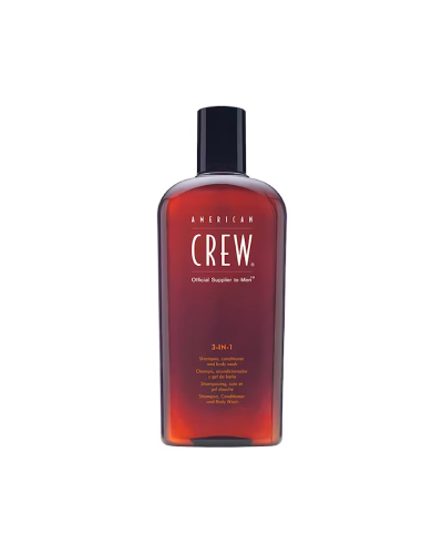 American Crew 3 In 1 Shampoo, Conditioner And Body Wash 450ml