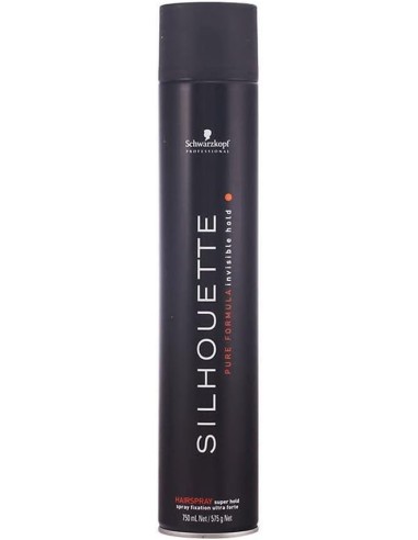 silhuette pure formula invisible hairspray super hold 500ml