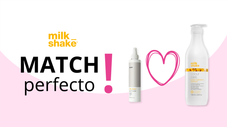 El match perfecto para conseguir una armonía en el color de tu cabello con productos de Milk Shake