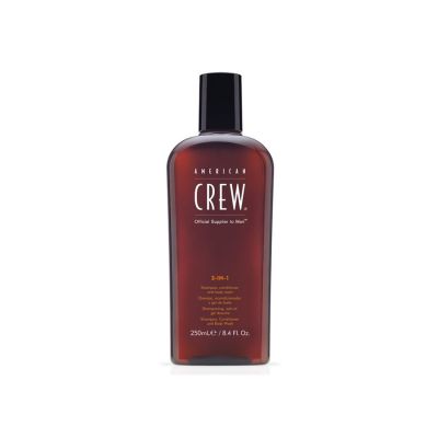 American Crew 3 In 1 Shampoo, Conditioner And Body Wash 450ml